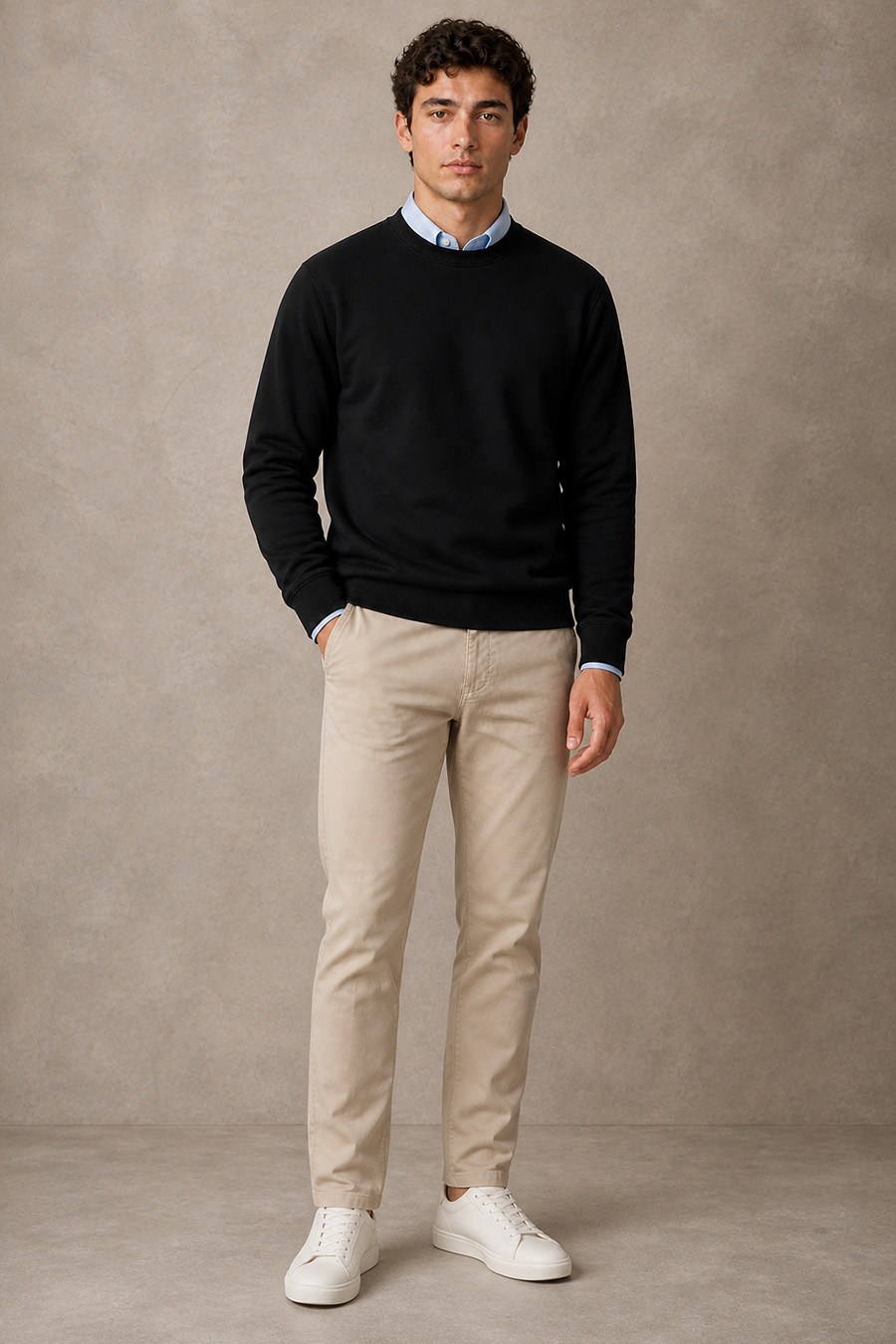 1-basic-set-a-mauro-sweatshirt-beige-panteloni-chino