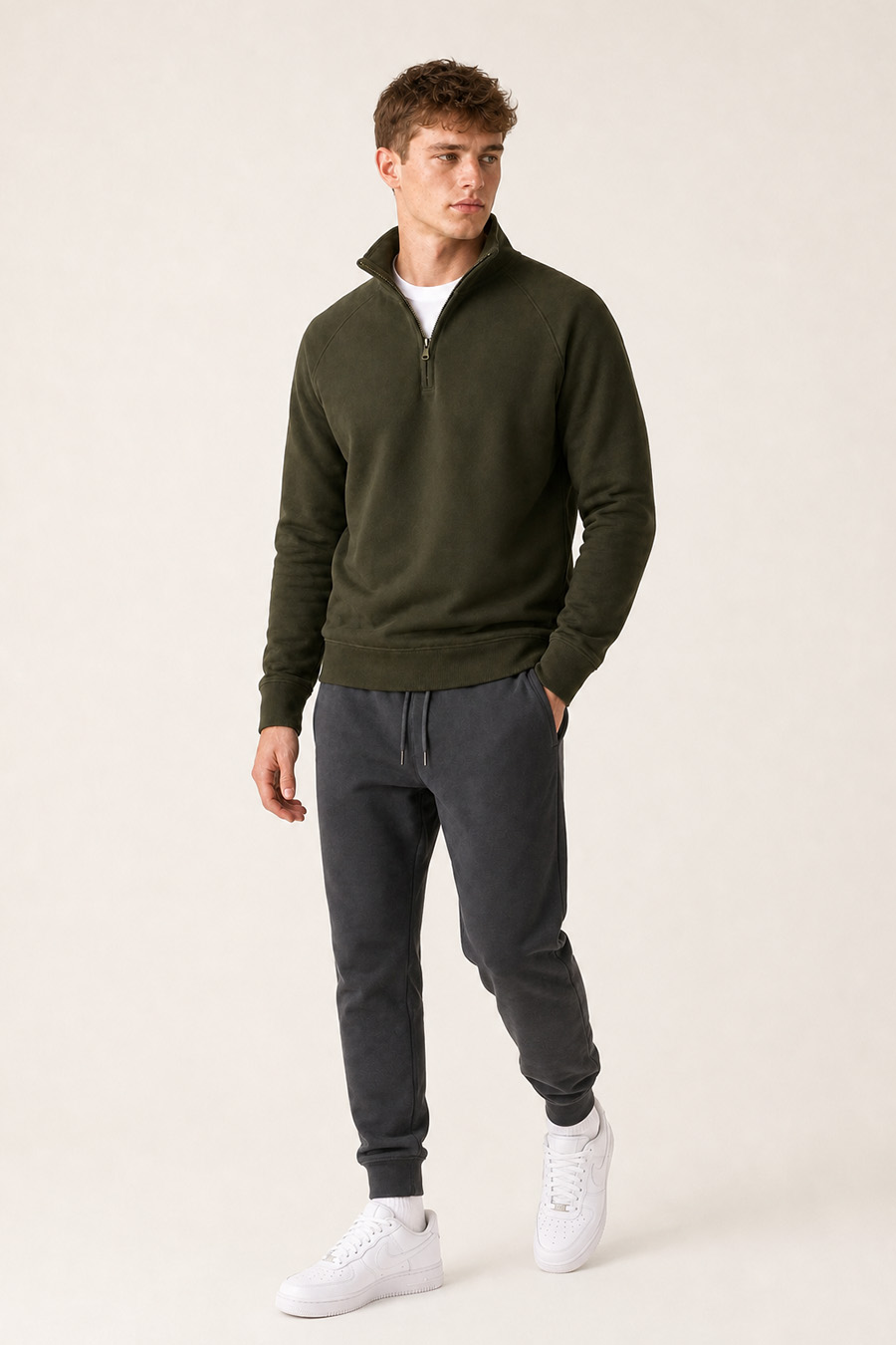 11-basic-set-k-xaki-halfzip-iron-gray-forma