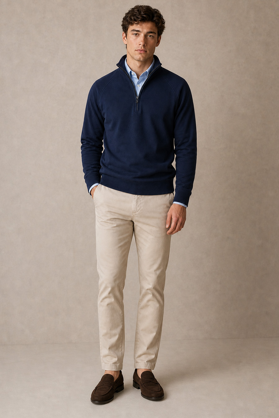 2-basic-set-b-mple-halfzip-beige-panteloni-chino
