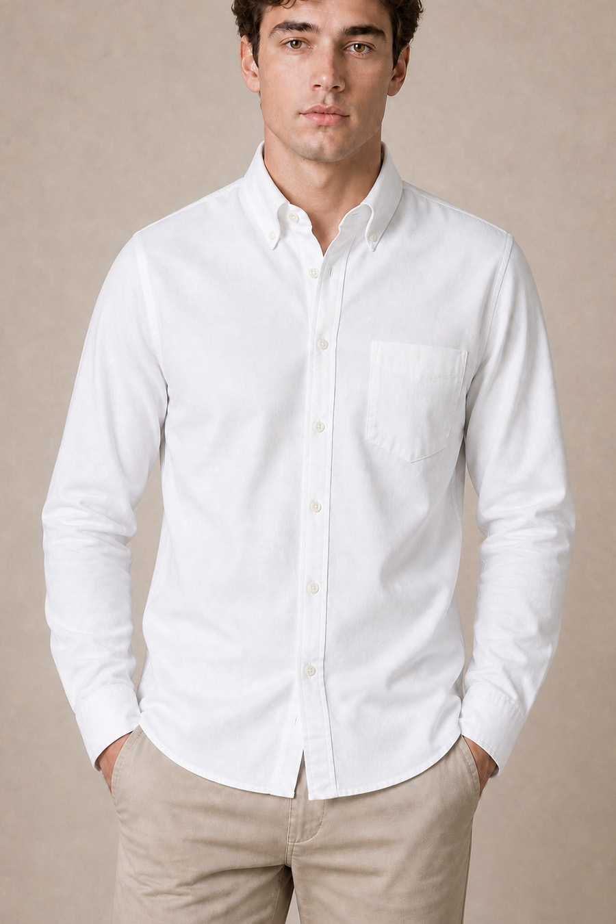 3-basic-set-c-leuko-poukamiso-beige-panteloni-chino