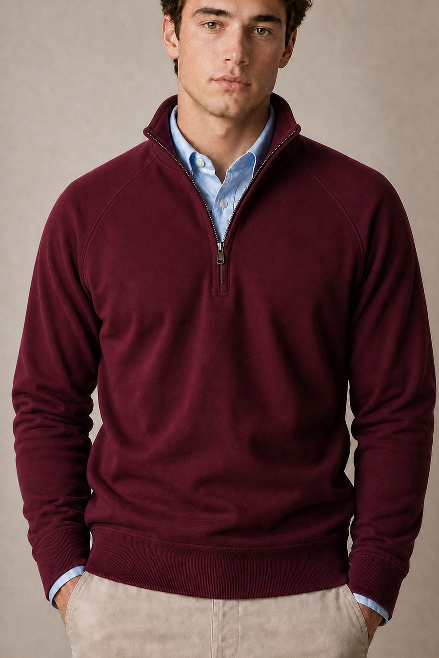 4-basic-set-d-mpordo-halfzip-beige-panteloni-chino