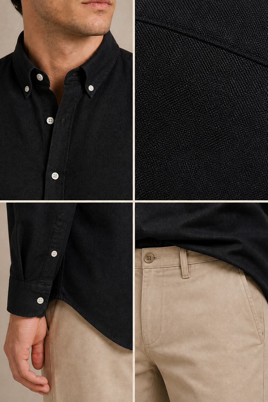 5-basic-set-e-mauro-poukamiso-beige-panteloni-chino