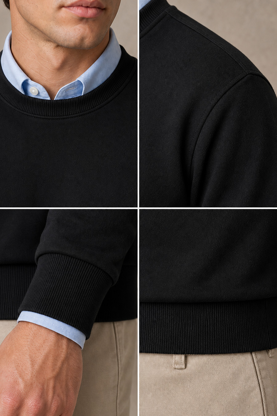 5-basic-set-e-mauro-sweatshirt-beige-panteloni-chino