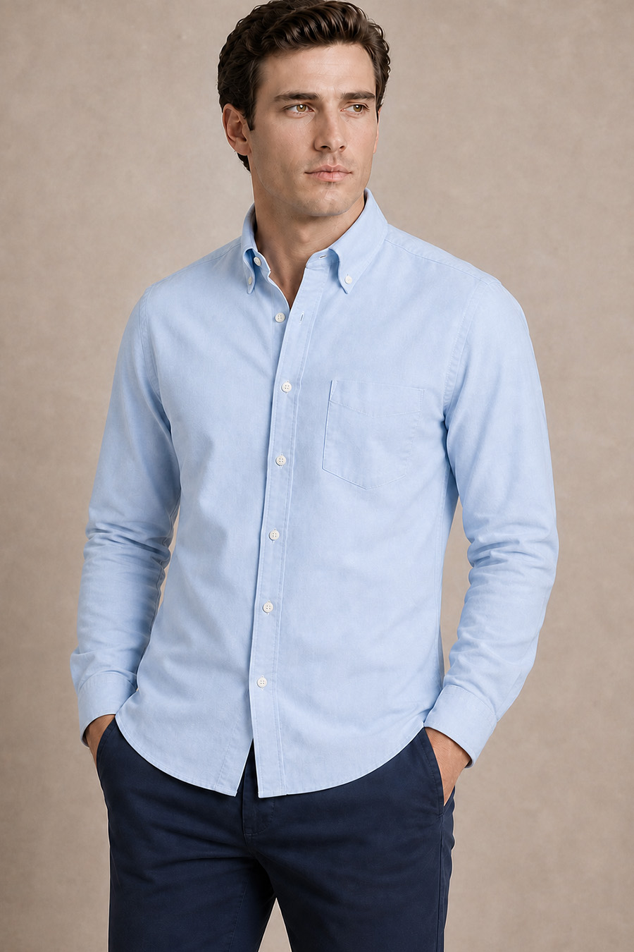 6-basic-set-f-galazio-poukamiso-mple-panteloni-chino