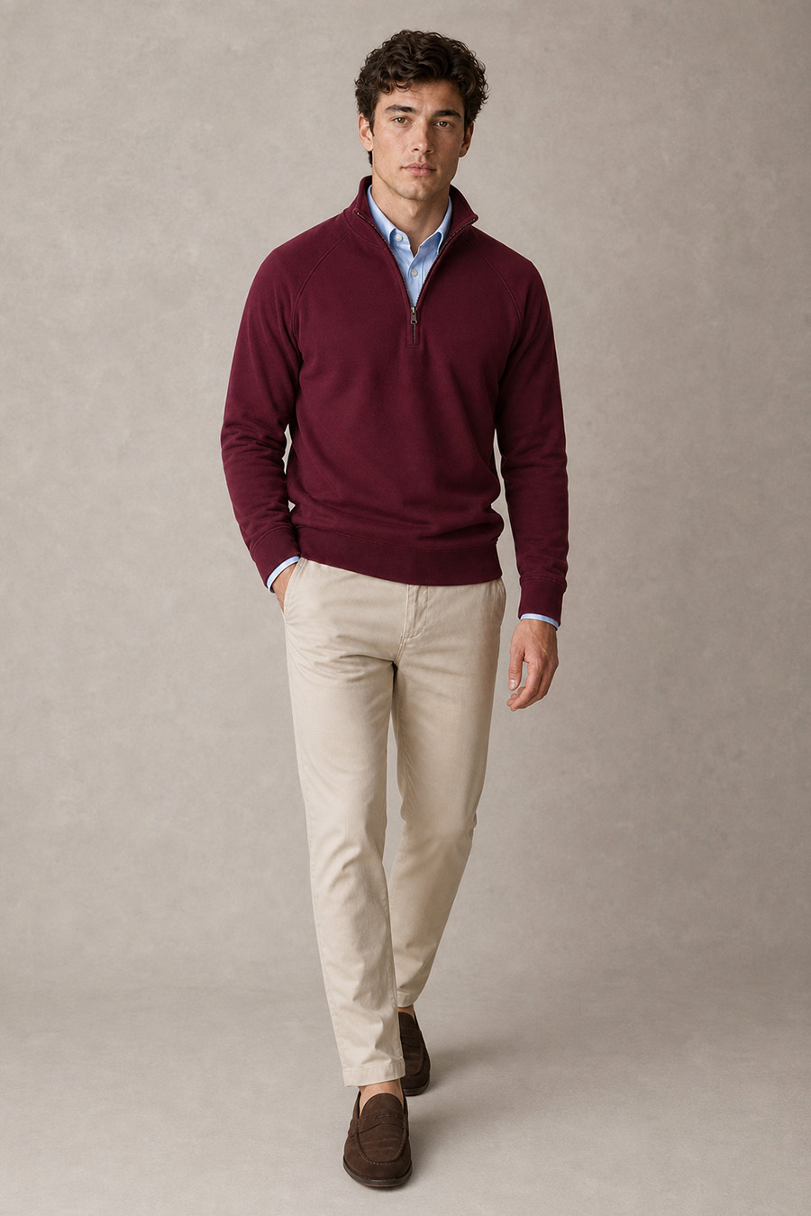 6-basic-set-f-mpordo-halfzip-beige-panteloni-chino