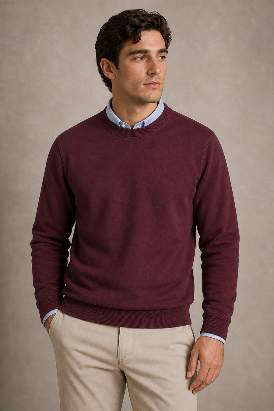 7-basic-set-g-mpordo-sweatshirt-beige-panteloni-chino