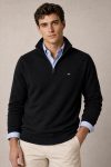 White Rider, Φούτερ Half Zip σε Μαύρο Χρώμα