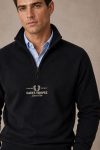 Saint Tropez Ivory, Φούτερ Half Zip σε Μαύρο Χρώμα