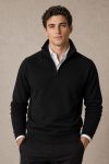 Essential, Φούτερ Half Zip σε Μαύρο Χρώμα