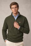 Italia Gold Crest, Φούτερ Half Zip σε Χακί Χρώμα