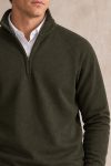 Essential, Φούτερ Half Zip σε Χακί Χρώμα
