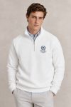 Φούτερ Half Zip Champs Élysées Crest σε Λευκό Χρώμα