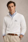Alpes Ski Club, Φούτερ Half Zip σε Λευκό Χρώμα