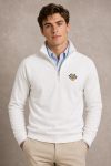 Riviera Anchor, Φούτερ Half Zip σε Λευκό Χρώμα