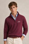 Truth Script, Φούτερ Half Zip σε Μπορντώ Χρώμα