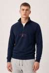 Alpine Spirit, Φούτερ Half Zip σε Μπλε Χρώμα