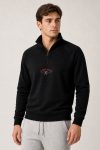 Alpine Spirit, Φούτερ Half Zip σε Μαύρο Χρώμα