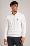 Dapper Elephant, Φούτερ Half Zip σε Λευκό Χρώμα