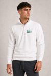 Monte Carlo Tennis, Φούτερ Half Zip σε Λευκό Χρώμα