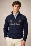 Φούτερ Half Zip United Kingdom Crest σε Μπλε Χρώμα