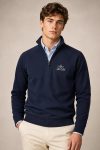 Alpes Ski Club, Φούτερ Half Zip σε Μπλε Χρώμα