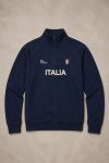 Italia Bold, Φούτερ Half Zip σε Μπλε Χρώμα