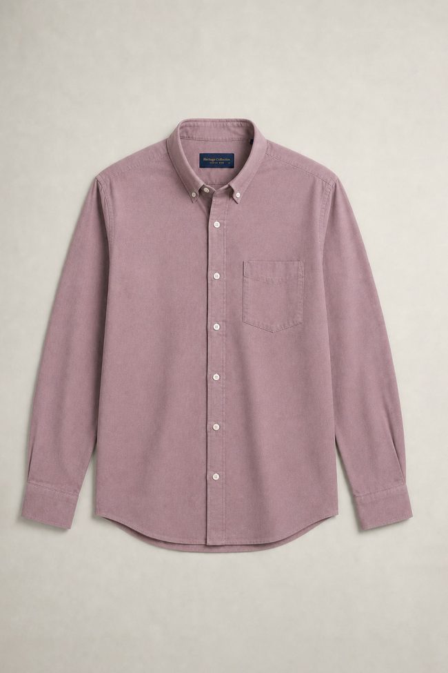 Ανδρικό Πουκάμισο Oxford Easy Iron σε Dusty Rose Χρώμα
