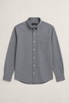Ανδρικό Πουκάμισο Oxford Easy Iron σε Σκούρο Γκρι Χρώμα