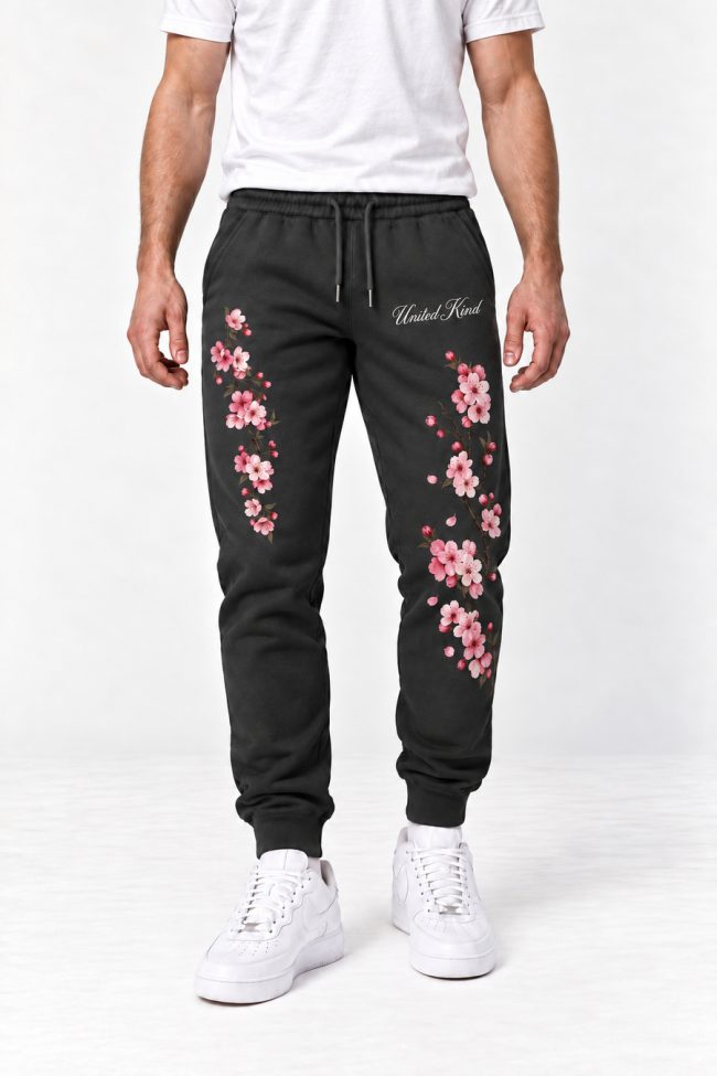 Cherry Blossom, Παντελόνι Φόρμας Σε Iron Grey Χρώμα